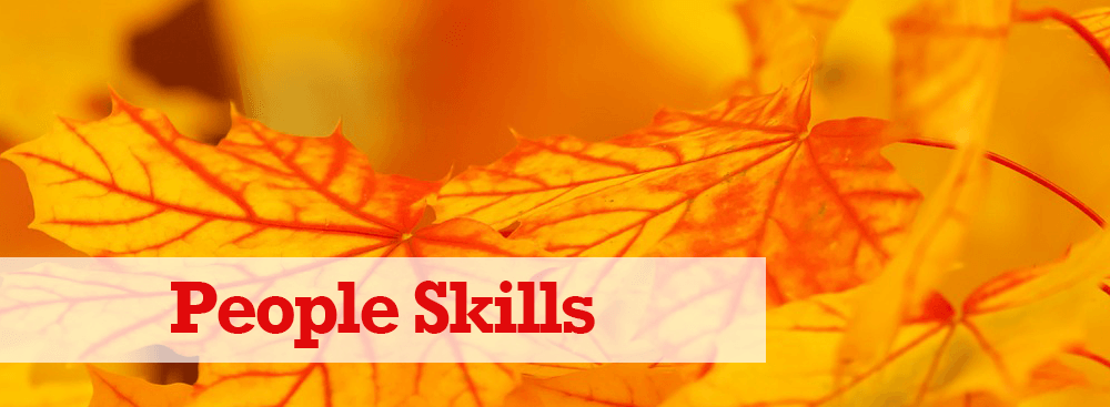 Communication/People Skills Communication/People Skills